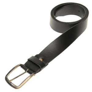 Cinturón de Cuero Genuino de Vaca Estilo Vintage Oldtown Inspirado en la Tradición con Hebilla de Aleación Ironhide Buckshot - Product Image 1