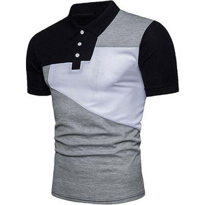 Polo de golf pour homme 100% coton, tissu tricoté respirant, manches courtes, haut décontracté de sport, personnalisable, vêtements de golf OEM, été - Product Image 5