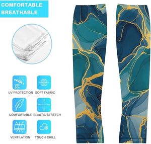 Custom Print Logo Anti-UV <b>Sunscreen</b> Quick Dry Sports Arm Sleeves Outdoor Compression Cycling Gaming Protection Adult Shooter - Product Image 5