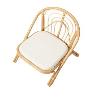 High Quality Boho Rattan <b>Kids</b> Chair Children Furniture Nursery Room Woven Decorative Toddler Seating Wholesale Factory Price - Product Image 2