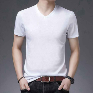 Camiseta Deportiva al por Mayor, Nuevo Diseño, Cuello en V, Secado Rápido, Unisex, Ecológica, Transpirable, 100% Algodón, Personalizable con Logotipo - Product Image 4