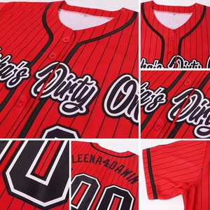 Uniforme de Béisbol Estampado de la Mejor Calidad, Camiseta de Béisbol Americana de Manga Corta para Todos los Equipos, Ropa Deportiva con Logotipo Personalizado, Jersey de Béisbol - Product Image 6