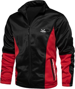Conjunto de chándal de poliéster para correr, Pantalón deportivo con capucha, jersey de manga larga con cremallera, ropa para gimnasio - Product Image 3