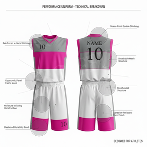 100% High Quality Basketball Team Uniforms Personalized Sublimation Jersey Shorts Set for Adult Youth Competition Sportswear kit - Product Image 2