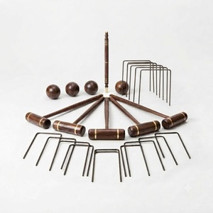 Équipement de sport pour pelouse de jardin, jeu familial professionnel, construction en bois dur de qualité supérieure, conception durable et performante - Product Image 4