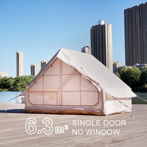 <span class=keywords><strong>Tente</strong></span> gonflable entièrement automatique 6.3 mètres carrés maison Camping Oxford tissu <span class=keywords><strong>tente</strong></span> pneumatique commande minimum - Product Image 1