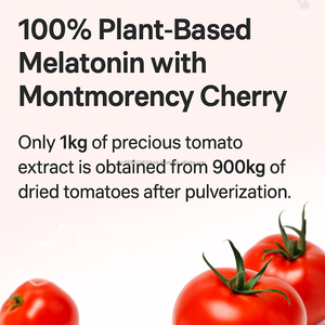เมลาโทนินจากพืช OEM ชนิดเม็ด ช่วยการนอนหลับตามธรรมชาติ เสริมความจำ บำรุงสุขภาพผู้ใหญ่ สารสกัดจากเชอร์รี่รสเปรี้ยว ผลิตในเกาหลี 120 มก. ต่อเม็ด - Product Image 6