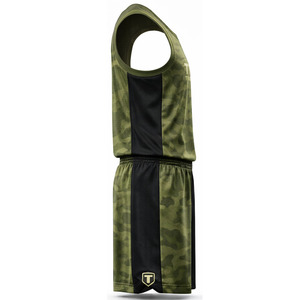 Ensemble de maillots de basket-ball respirants sur mesure OEM, taille plus, séchage rapide, uniforme d'équipe de basket-ball sublimé pour hommes adultes, été - Product Image 3