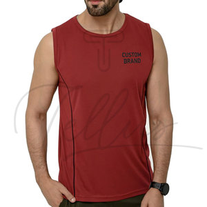 Camiseta sin Mangas para Hombre de Alta Calidad, Personalizada, de Color Sólido, de Secado Rápido, de Alta Gama - Product Image 6