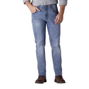 Denim Jeans <b>Men</b> Casual Breathable Woven Softener Loose Fit <b>Stretch</b> Straight Eco-Friendly Street Style Made in Pakistan - Product Image 6