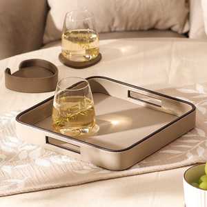 Nouvel Arrivage Plateau de Service en Bois Assiettes de Présentation Faits Main Écologiques Lavables au Lave-Vaisselle pour Mariages et Maison - Product Image 2