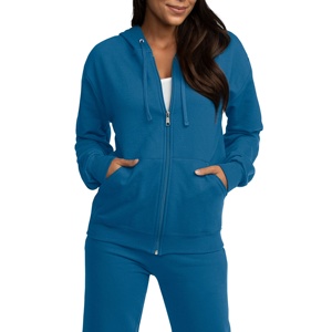 Wholesale Custom Logo Men's Zipper <b>Hoodie</b> <b>Plain</b> OEM Hooded Sweatshirt Custom Color Full Zip <b>Hoodie</b> - Product Image 1
