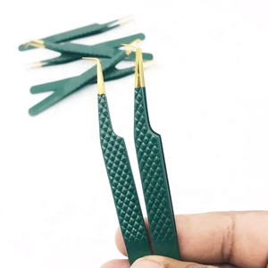 Marque privée Vente chaude Extensions de cils Pince à épiler Ventilateurs préfabriqués Embouts en fibre avec volume Ciseaux en acier inoxydable - Product Image 2