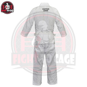 Custom Made Breathable 100% Cotton Lightweight Stretch Judo Suit Front Automated Cutting Martial Arts Wear for Unisex Adults - Product Image 4
