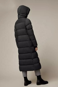 <b>Men</b> <b>Long</b> Puffer Down <b>Coat</b> Hooded Zipper Outerwear Polyester Cotton Shell Custom Label with Pockets 2026 - Product Image 5