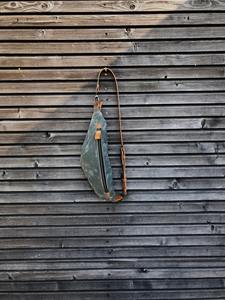 Sac bandoulière en cuir et toile durable, étanche, avec fermeture éclair, sac de poitrine décontracté pour voyage, vente en gros LCSB-0018 - Product Image 3