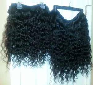 100% Unprocessed Raw Indian curly Straight Wavy hair from India