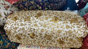 ผ้าปักลายโมโนบังลอรีพรีเมียม เนื้อผ้าไหมนุ่มเงางาม ลายปักดอกไม้ สำหรับงานแต่งงาน แฟชั่นเสื้อผ้า ผ้าส่าหรี เด็กหญิง เด็กชาย - Product Image 3