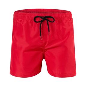 Pantalones Cortos Casuales Transpirables para Playa, Fitness, Baloncesto, Deportes, Cómodos, para Hombre, Estilo Board Shorts, Color Sólido - Product Image 4
