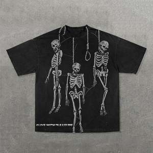 Oem Manufacturer Customized Logo Mock Neck Square Neck Oversized <b>Men'S</b> T <b>Shirt</b> Screen Printed Graphic <b>Men's</b> T <b>Shirt</b> - Product Image 4