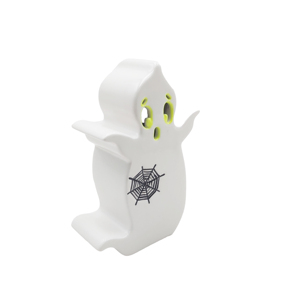 Figura de Fantasma de Cerámica para Halloween, Espíritu de Dibujos Animados Pintado a Mano, Adorno Decorativo Esmaltado para Mesa - Product Image 3