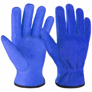 Gants de sécurité en cuir pleine fleur grainé, robustes, résistants à l'abrasion, économiques, pour le travail et la conduite, usage général - Product Image 6