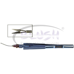 23G Micro Incision Capsulotomy Scissors Straight Ophthalmic Cataract Capsulorhexis Microsurgical Instrument By <b>Blush</b> Surgical - Product Image 1