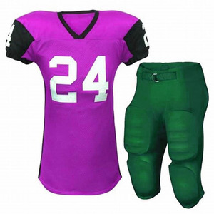 Plus <b>Size</b> Adult American <b>Football</b> Uniform Custom Sublimation Jersey Pants Short Sleeve Back Logo Complete Team Set - Product Image 5