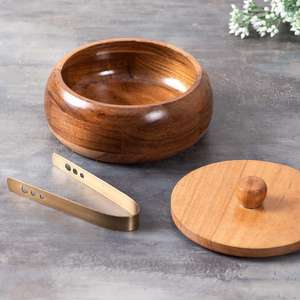 Unique Gift Wooden Hot Pot Casserole Box Set with <b>Food</b> <b>Warmer</b> <b>for</b> Kitchen Use-Eco-Friendly Customizable Color & Shape All Stoves - Product Image 4