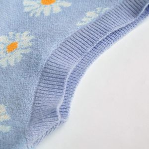 เสื้อกั๊กไหมพรมแฟชั่นสำหรับผู้หญิง - เสื้อคาร์ดิแกนคอวีแบบไม่มีแขน - เสื้อคลุมสีพื้นเรียบง่าย ผ้าไหมพรมเนื้อนุ่ม ระบายอากาศได้ดี เหมาะสำหรับการสวมใส่เป็นเลเยอร์ - Product Image 3