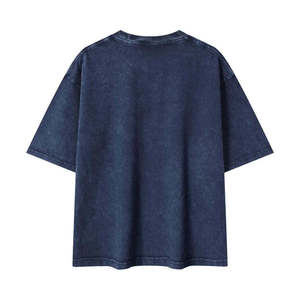 เสื้อยืดทรงบ็อกซี่ผ้าฝ้ายคุณภาพสูง 100% สำหรับผู้ชาย สไตล์สตรีทแวร์ เนื้อผ้าระบายอากาศ ป้องกันรอยยับ ปรับแต่งได้ - Product Image 6