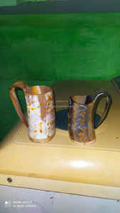 แก้วเบียร์แท้ลายเขาควายไม่เรียบลายศิลปะ Maestro. ได้รับแรงบันดาลใจจากไวกิ้งดีไซน์โบราณที่ล้างทำความสะอาดได้ - Product Image 3