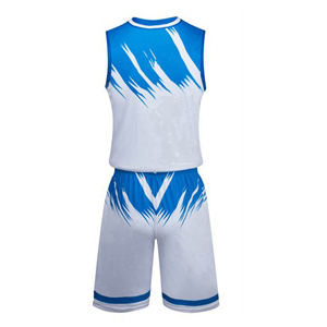 Uniforme de basket-ball sur mesure, grande taille, séchage rapide, respirant, 100% polyester, avec couleur et design personnalisés - Product Image 3