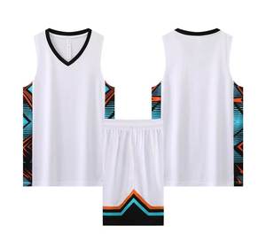 Manufacturer Endeavour Fully Sublimation Basketball Jersey and Shorts Custom Dress Ocean Unisex OEM - Product Image 6