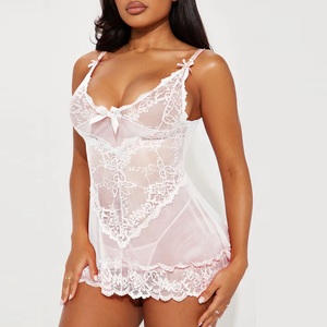 Vestido Mini de Verano para Mujer, Sexy, Elástico, con Tirantes Finos, sin Cuello, Color Sólido, Ajustado, sin Mangas, con Encaje, Casual, Hecho en BD - Product Image 2