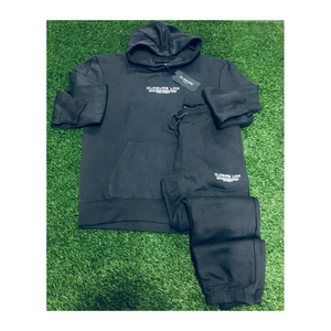 Sweat à capuche zippé personnalisé OEM ODM, broderie appliquée, logo, effet vieilli, délavé à l'acide, vintage, avec strass, pour homme - Product Image 4