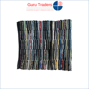 Super Soft Non-Slip & High-Quality Customizable Handmade Abstract Pattern Floor Chindi Door <b>Mats</b> for Indoor & Outdoor Use - Product Image 2