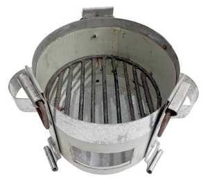 Parrilla de Carbón de Acero Inoxidable con Rejilla Extraíble - Product Image 1