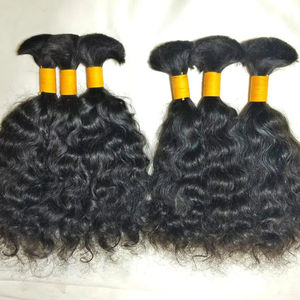 Extensiones de Cabello Humano Natural Sin Procesar de Templos de la India, Directo de Fábrica del Sur de la India, Precios de Fábrica Económicos - Product Image 1