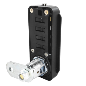 Serrure à code professionnelle, serrure de sécurité réinitialisable à 4 chiffres avec clé maîtresse - Product Image 5