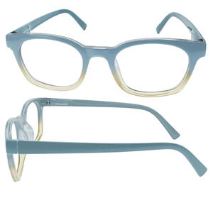 Nouvelles montures de lunettes carrées en plastique classiques et populaires pour hommes et femmes, vente en gros - Product Image 3