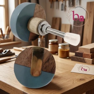 Poignée de tiroir ronde en bois moderne Ba pour meubles de cabinet, décoration de maison et de bureau, écologique, installation facile, utilisation multi-espaces - Product Image 4