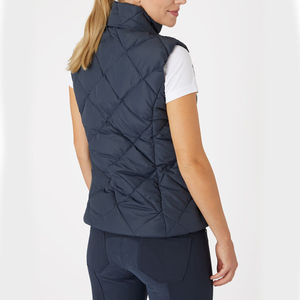 Vestes décontractées ultra-légères à col montant, gilet tricoté respirant et écologique, fermeture éclair, coupe-vent, rembourrage matelassé pour femme - Product Image 4