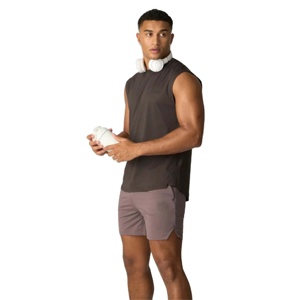 Pantalones cortos deportivos para hombre de secado rápido y ecológicos personalizados al por mayor para entrenamiento al aire libre gimnasio Fitness - Product Image 3
