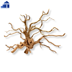 Decoración de Raíz de Madera Natural para Acuarios, Peceras, Terrarios, Hábitats de Reptiles, Ecológica, Forma Irregular - Product Image 3