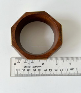 Brazaletes de madera hermosos y de diseñador hechos a mano de calidad superior con trabajo de incrustaciones de latón recién llegado por Falak World Export - Product Image 6