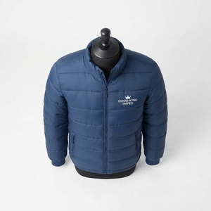 Dernier design de veste matelassée en toile pour homme, coupe-vent, décontractée, hiver, prix d'usine - Product Image 6