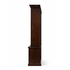 Custom Dark Teak Wood <b>TV</b> <b>Stand</b> Wall Unit Entertainment Cabinet for Hotel Home Apartment Villa and Large Interior Projects - Product Image 4