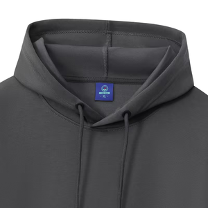 Sweat-shirts à capuche surdimensionnés noirs pour hommes, en polyester 100 %, style streetwear, pour la salle de sport - Product Image 5