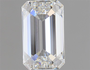 Pendentif bague de mariage solitaire en diamant CVD de laboratoire taille émeraude 10 carats, couleur F, certifié IGI, clarté VVS2, excellente taille - Product Image 3